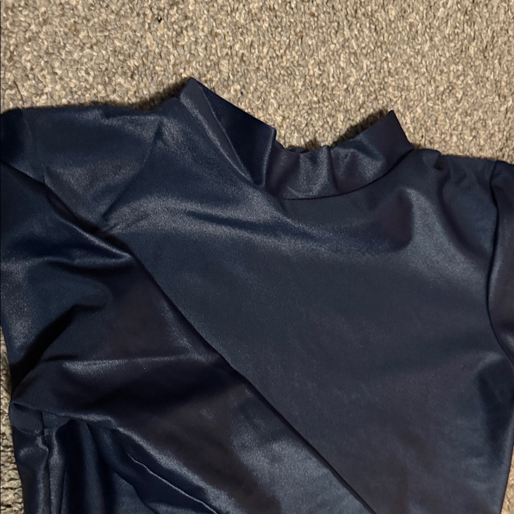 Noli Yoga liquid 3 piece Stylish Navy Blue Activewear Set - Picture 6 of 9